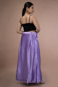Lavender Satin Petticoat - Sarla Creations