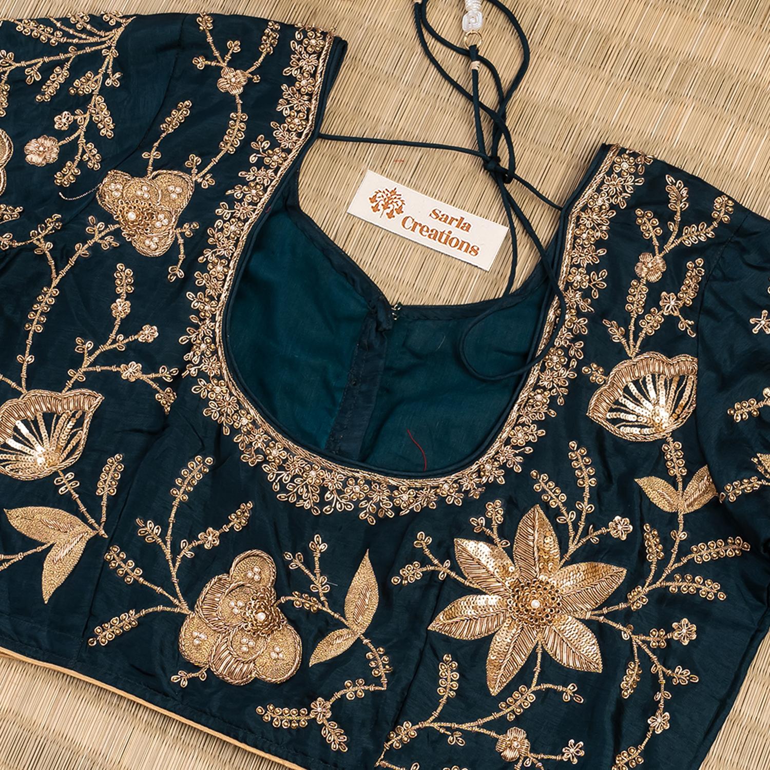 Indraneel Blouse - Sarla Creations