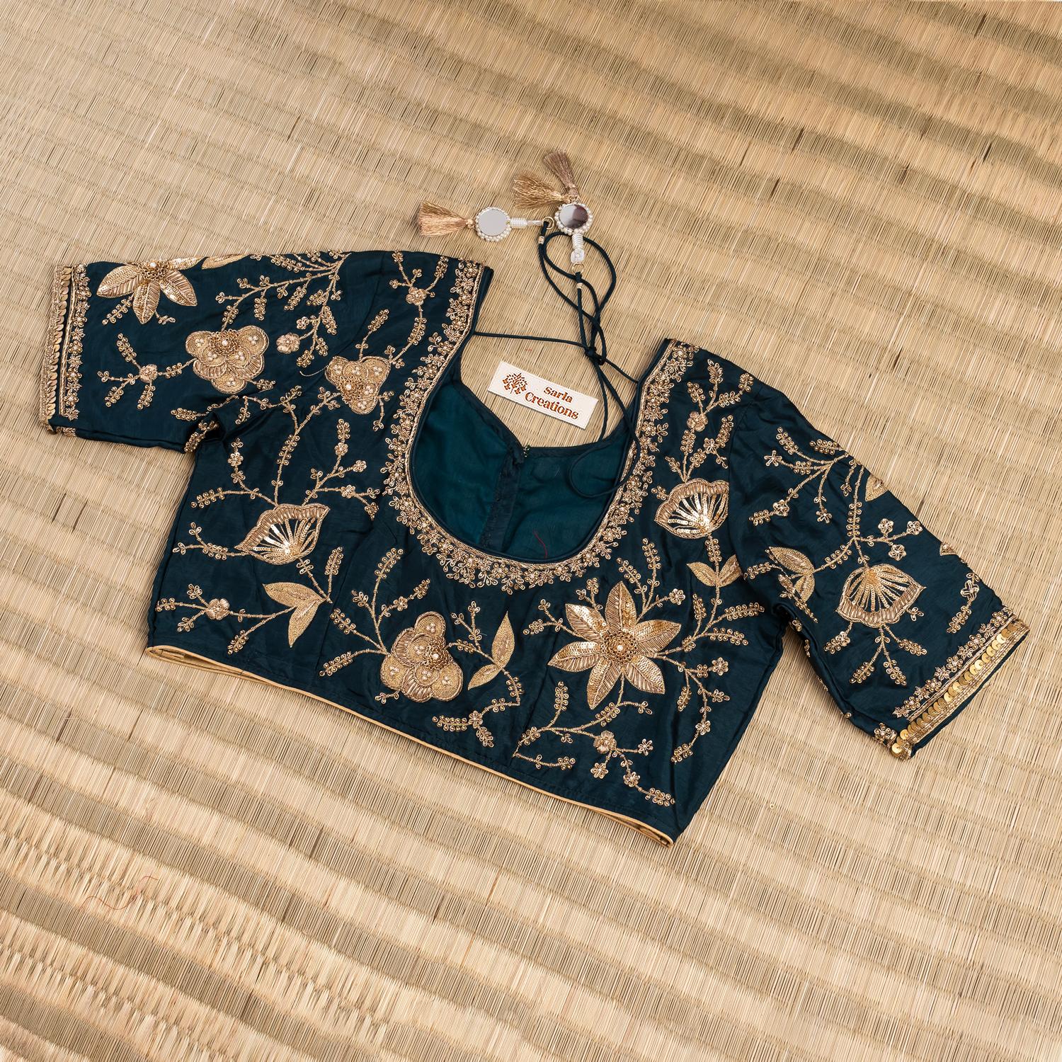 Indraneel Blouse - Sarla Creations