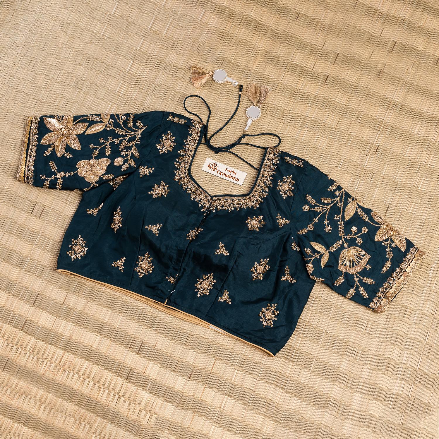 Indraneel Blouse - Sarla Creations