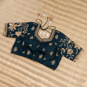 Indraneel Blouse - Sarla Creations
