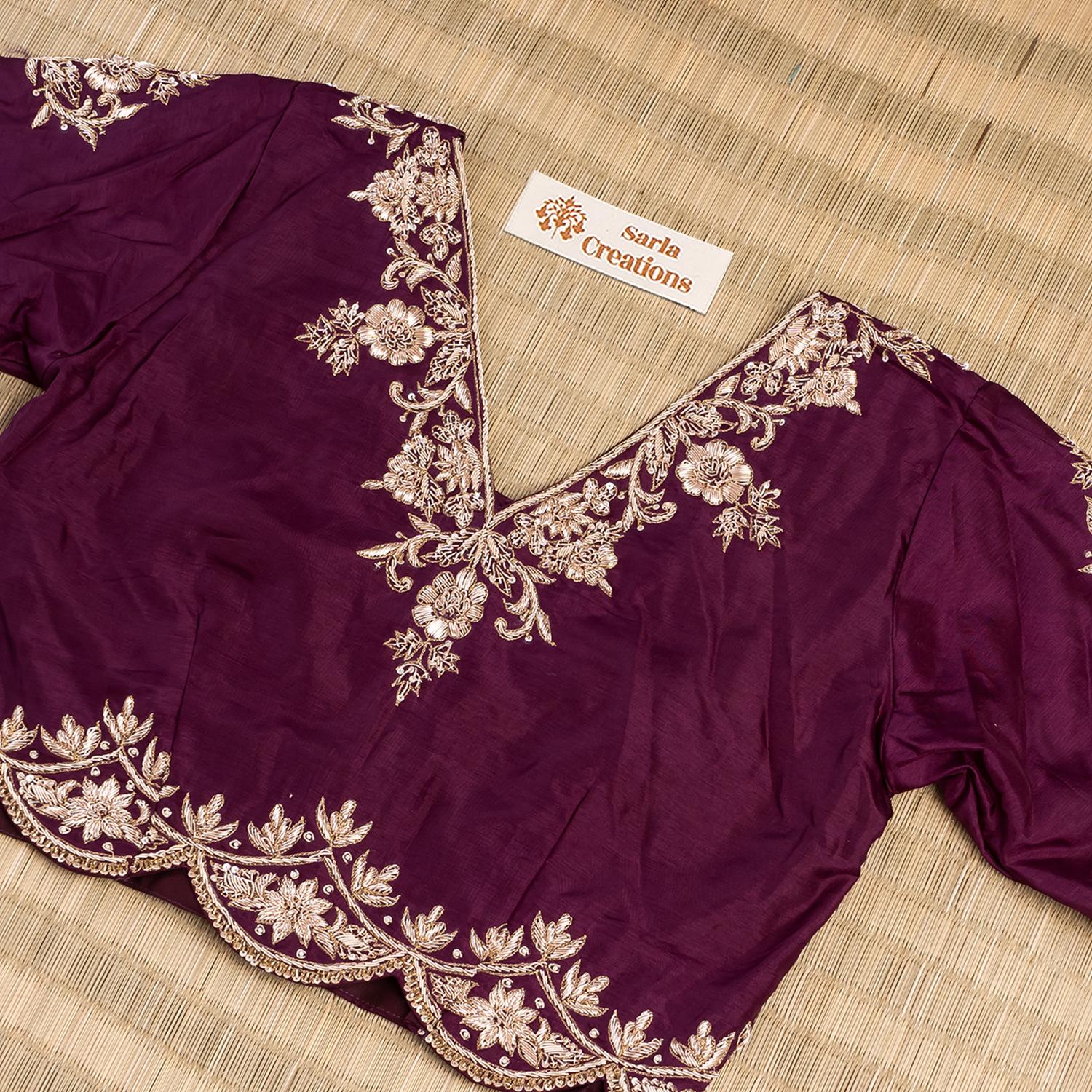 Sangam Blouse - Sarla Creations