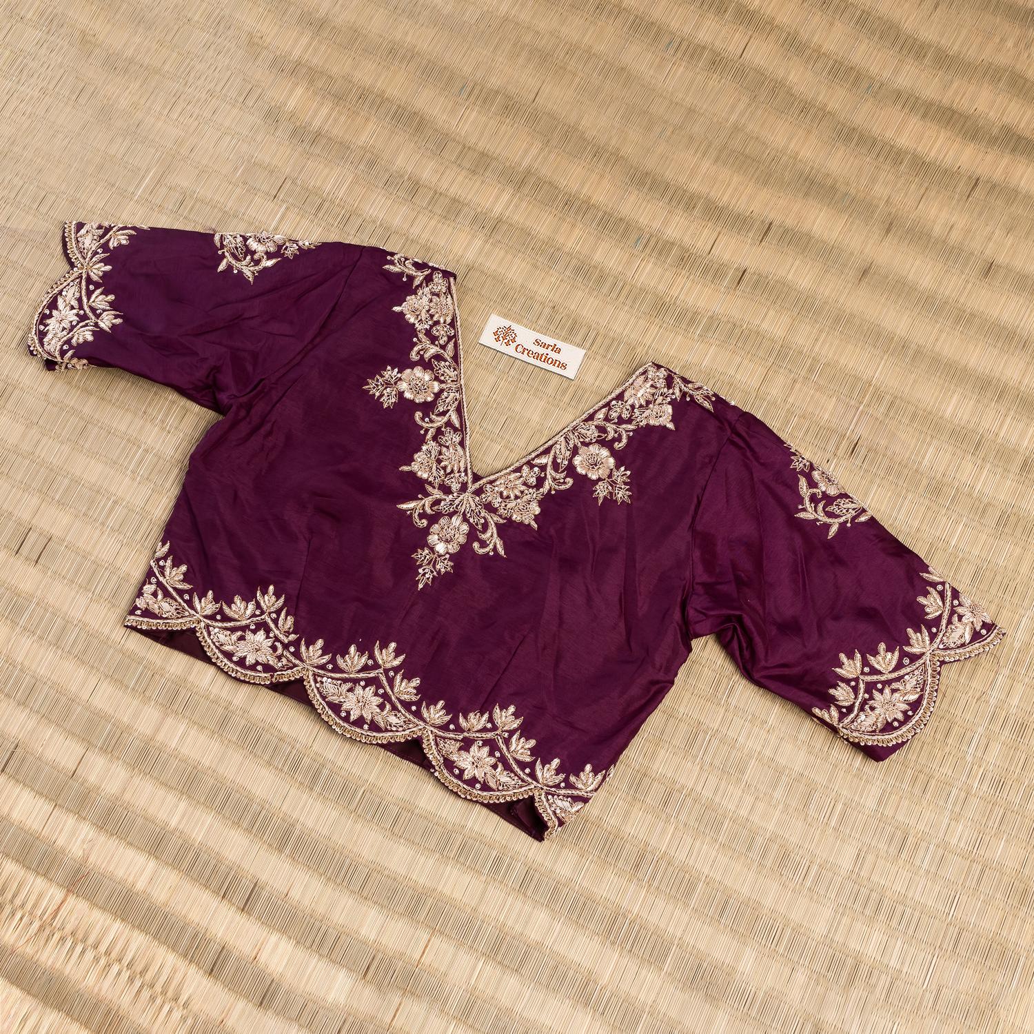 Sangam Blouse - Sarla Creations