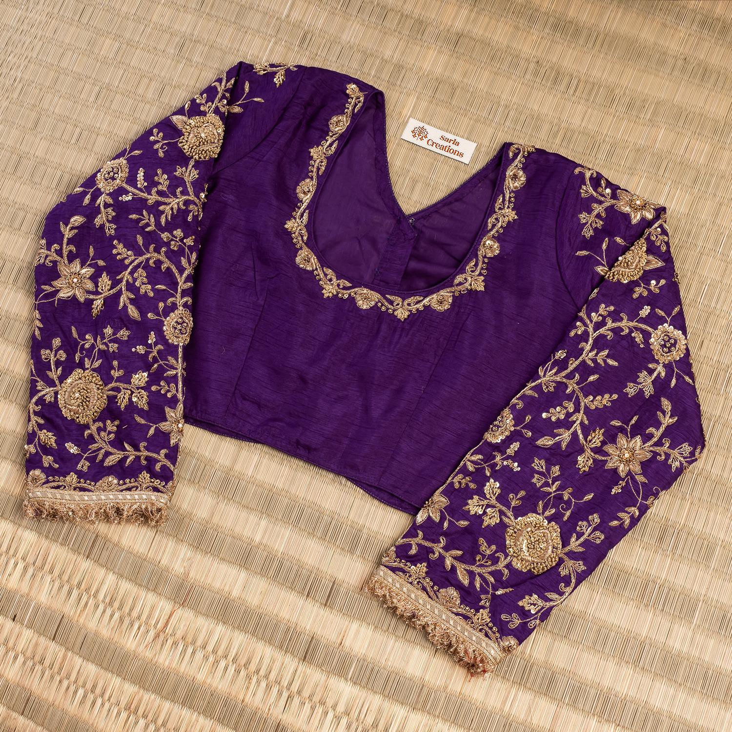 Rajvi Blouse - Sarla Creations