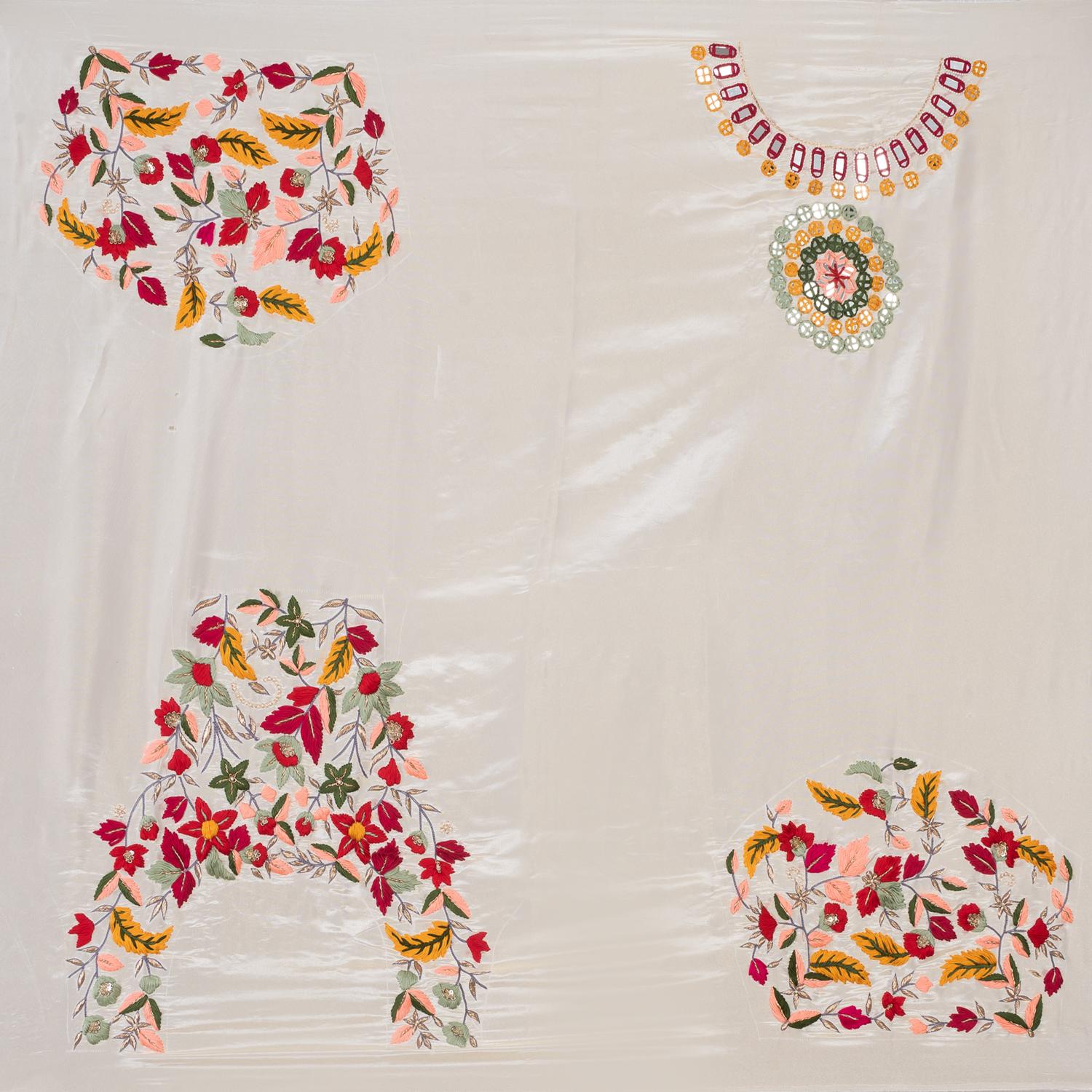 Basanti Bela Blouse Piece Material