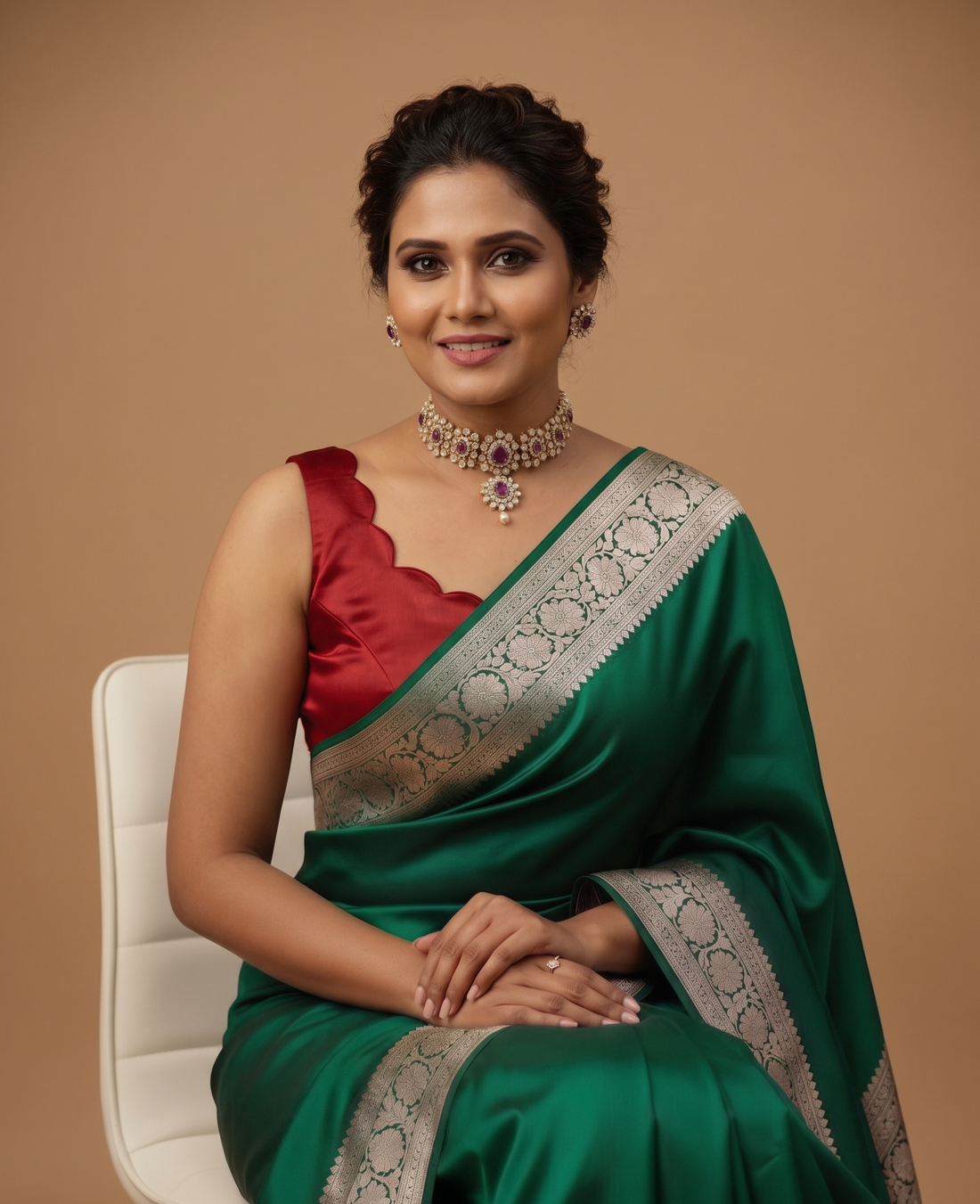 Radhika Sleeveless Blouse